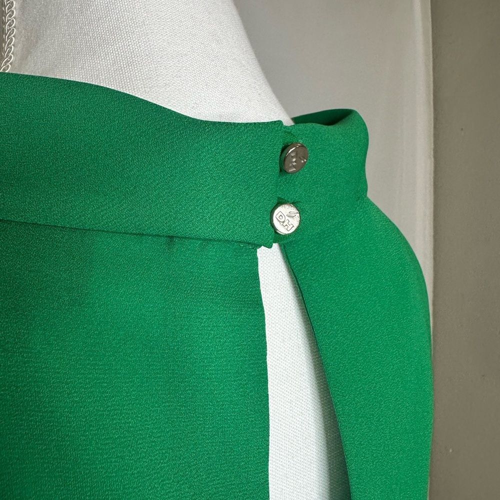 Daniel Hechter Green Sleeveless Blouse Size 42/12 - Picture 5 of 8